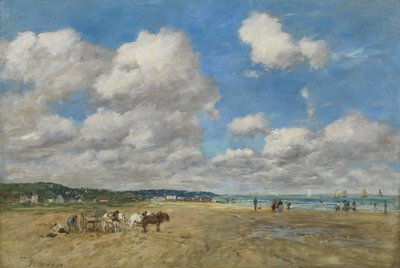 ドーヴィル、1893 作： Eugene Louis Boudin