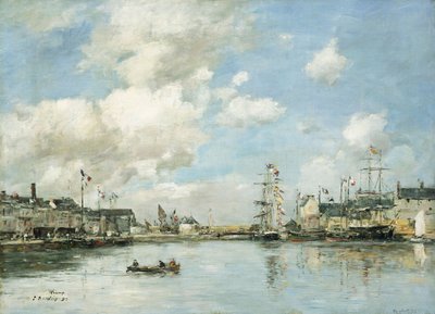 フェカン盆地、1892 作： Eugene Louis Boudin