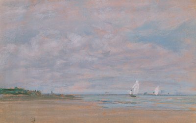 漁船 作： Eugene Louis Boudin