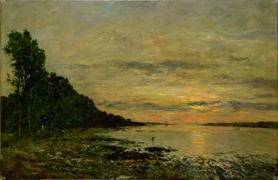 Plougastel-Daoulas、c.1870-73（キャンバスに油彩） 作： Eugene Louis Boudin