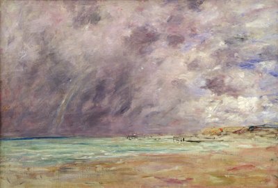 ル・アーブルの河口を覆う嵐の空、1892-96年 作： Eugene Louis Boudin