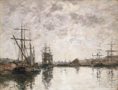 ドーヴィルの盆地、1890 作： Eugene Louis Boudin
