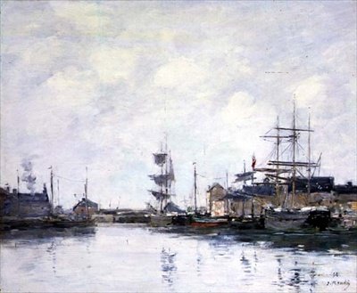 フェカンの盆地 作： Eugene Louis Boudin