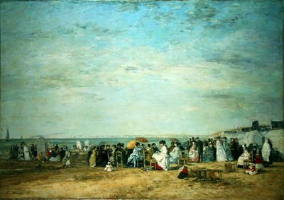 ビーチ 作： Eugene Louis Boudin