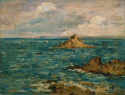 ドゥアルヌネの海 作： Eugene Louis Boudin