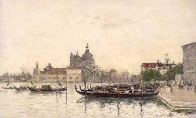 ヴェネツィア、モロ 作： Eugene Louis Boudin