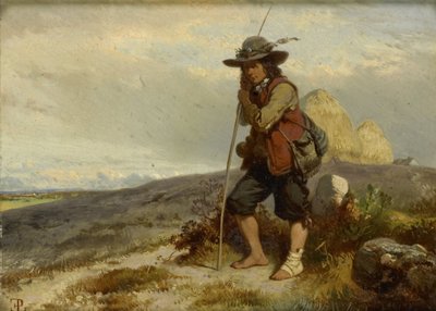 若い牧夫 作： Eugene Modeste Edmond Lepoittevin