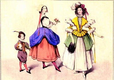 仮装 作： Eugene Modeste Edmond Lepoittevin
