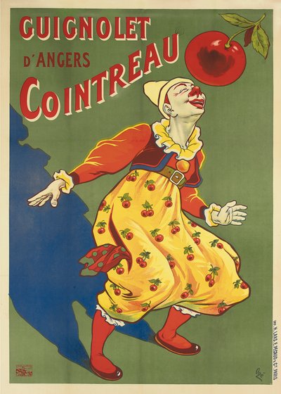 Guignolet&39;s Cointreauの広告ポスター、1900年頃（カラーリトグラフ） 作： Eugene Oge