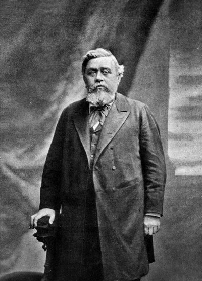 アルマン・ファリエール（1841-1932）1899-1906年元老院議長、1906-1913年共和国大統領 作： Eugene Pirou