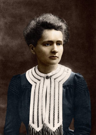 キュリー夫人の肖像 1867-1934 作： Eugene Pirou