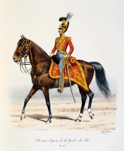 キングガードライトホース、1814-15 作： Eugene Titeux