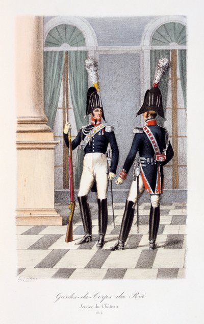 キングのボディガード、シャトーサービス、1814 作： Eugene Titeux