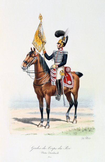 キングのボディガード、標準ベアラー、1820 作： Eugene Titeux