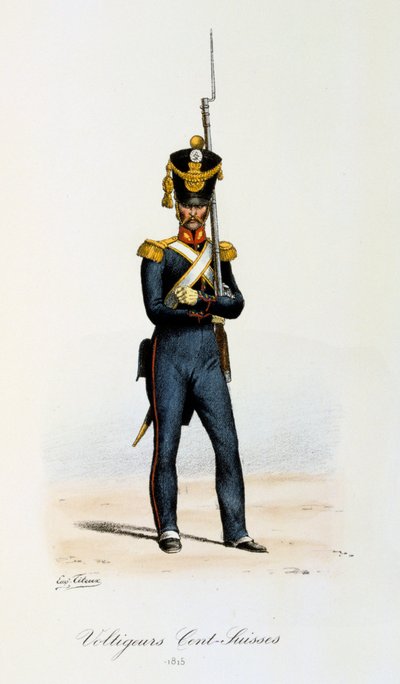 Voltigeurs、Cents-Suisses、1815 作： Eugene Titeux