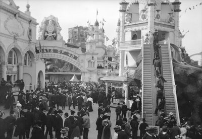 ルナ公園、1909年（硝酸塩陰性） 作： Eugene Wemlinger