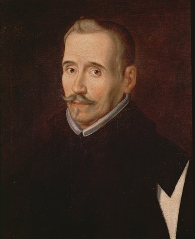 ロペ・フェリックス・デ・ベガ・カルピオの肖像1562-1635油彩、キャンバス、ディテール102965 作： Eugenio Caxes