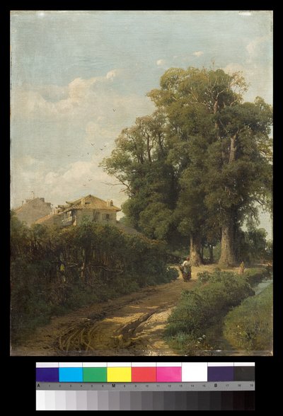 1870年、マゴルファの洗濯婦のミラノ周辺 作： Eugenio Gignous