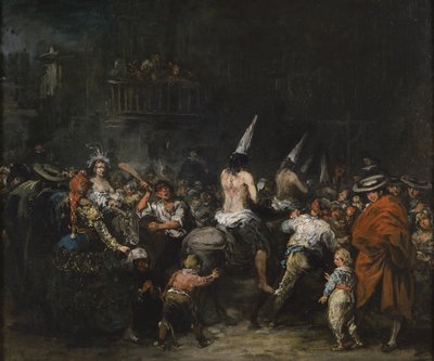 異端審問で有罪判決を受けた19世紀後半。 作： Eugenio Lucas Velázquez