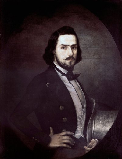エウジェニオ・ルーカス・ベラスケスの絵画「レチュギーノ 作： Eugenio Lucas Velázquez