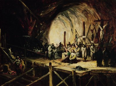 異端審問のシーン 作： Eugenio Lucas y Padilla