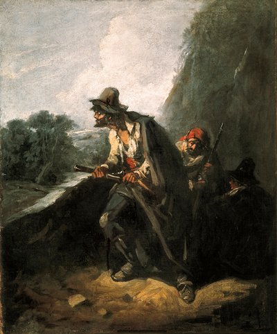「The bandits」（絵画 作： Eugenio Lucas y Padilla