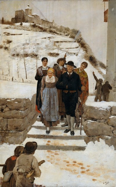南チロルの黄金の結婚式 作： Eugenio Prati
