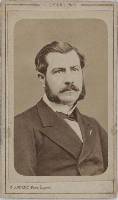 レオン・ルノー（1839-1933）の肖像、警察長官、政治家 作： ユージーンアパート