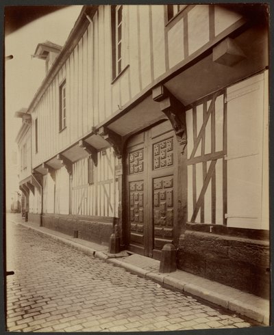 ボーヴェ、ハウス、パンタレオン通り27番地。 作： Eugène Atget