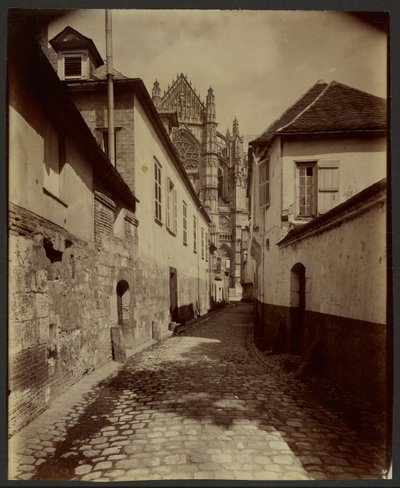 ボーヴェ、フォートリエ通り 作： Eugène Atget