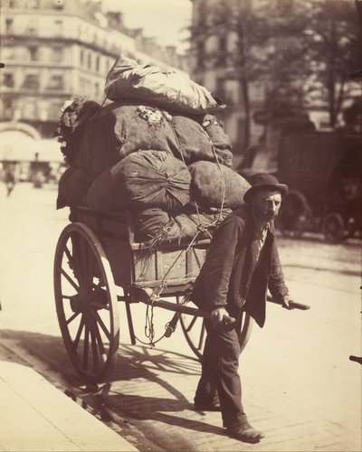 シフォニエ（ラグピッカー） 作： Eugène Atget