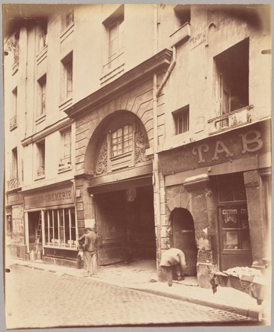 シャトー・ルージュ、ガランド通り 作： Eugène Atget