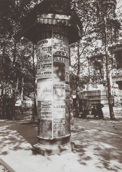 コラムセント。 シュルピス 作： Eugène Atget
