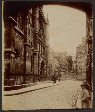 [サン・セヴラン教会］ 作： Eugène Atget