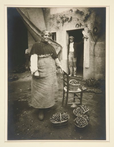 ヴェリエールの女 作： Eugène Atget