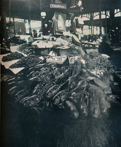 フィッシュマーケット、c1877-1927、1929 作： Eugène Atget