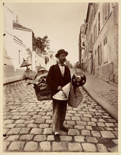 商店主 作： Eugène Atget