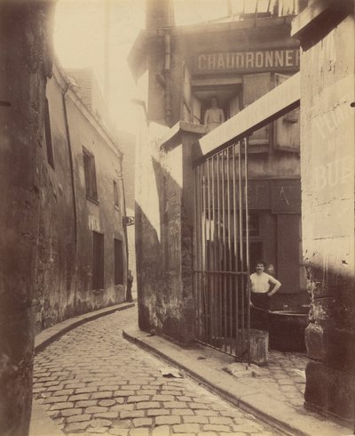 Metalworker&39;s Shop、passagedelaRéunion 作： Eugène Atget