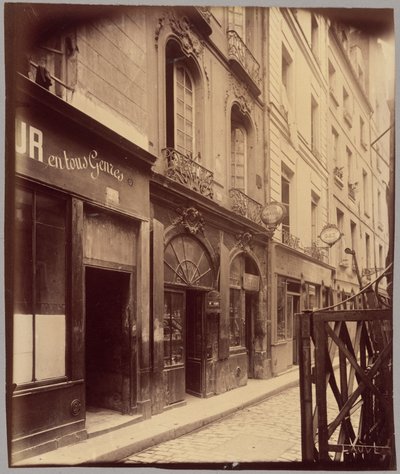 [パルシェミネリー通り］ 作： Eugène Atget