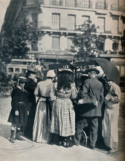 ストリートシーン、c1877-1927、1929 作： Eugène Atget