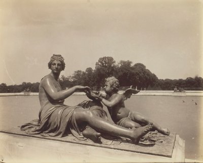 ヴェルサイユ、公園の一角、1901年。 作： Eugène Atget