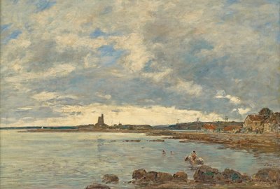 St. Vaast-la-Hougue 作： Eugene Louis Boudin