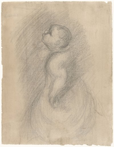 横から見た赤ちゃん 作： Eugène Carrière
