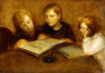 女の子、 作： Eugène Carrière