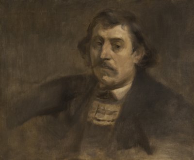 ポールゴーギャンの肖像、1891 作： Eugène Carrière