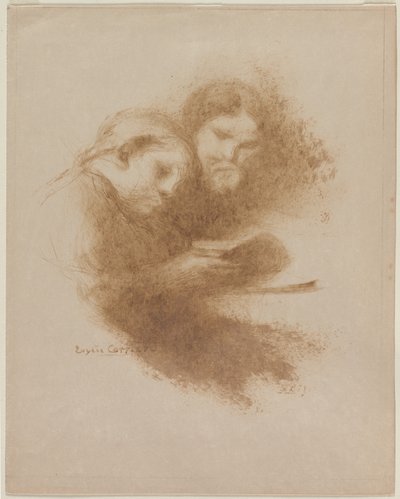 読む 作： Eugène Carrière