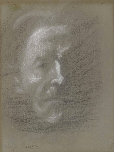 自画像。 作： Eugène Carrière