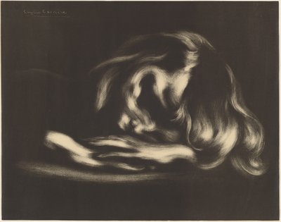 寝る 作： Eugène Carrière