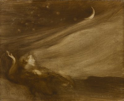 熟考者 作： Eugène Carrière