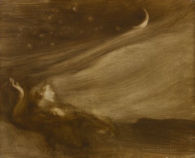熟考者、1901 作： Eugène Carrière